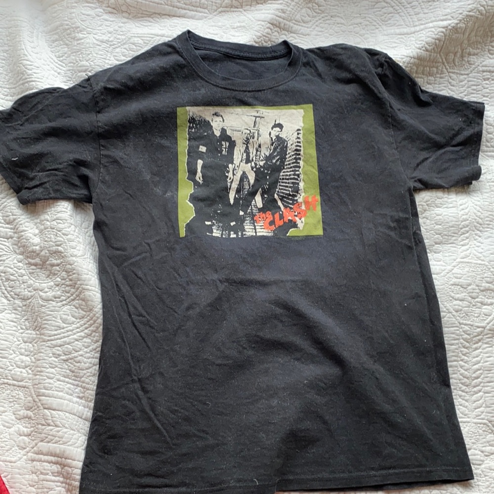 The Clash grungy oversized t-shirt